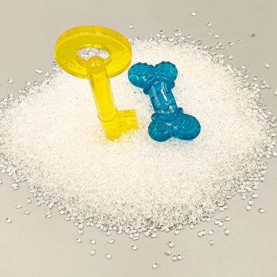 Giocattoli per animali da compagnia in TPU ad alta trasparenza Trasparenza di circa 5-6 mm, buon rimbalzo, eccellente robustezza