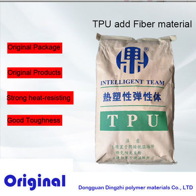 Granuli di TPU in fibra di carbonio vergine Materia prima di plastica biodegradabile