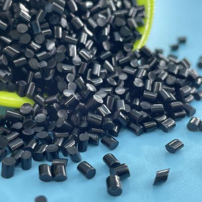Pellet di poliuretano TPU in fibra di carbonio nera personalizzato