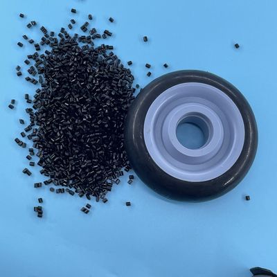 TPU GRS Materiali riciclati Termo-plastico Poliuretano Pellet nero