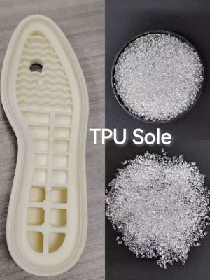 Materie prime TPU ampiamente utilizzate nelle suole e nelle casse, nei dispositivi medici, nell'imballaggio e nell'elettronica con un buon rimbalzo, una buona resistenza all'usura e un'eccellente robustezza