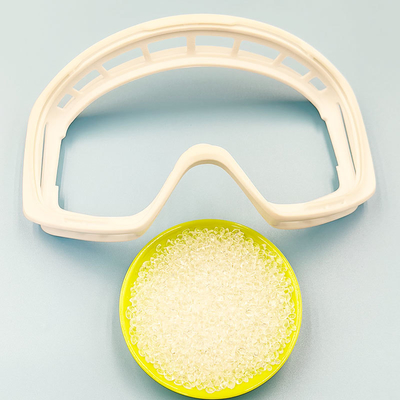 Materiale grezzo TPU per occhiali da bagno, con durezza moderata: Shore 65A-85A, morbido e confortevole, adatto alla pelle, elastico, resistente all'idrolisi e alla corrosione